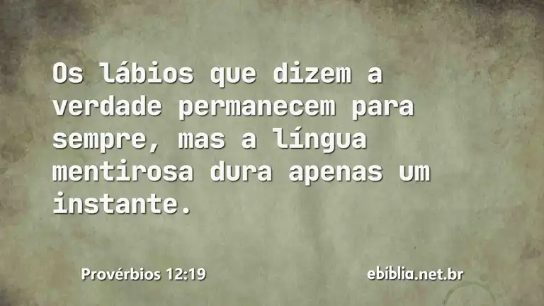 Provérbios 12:19