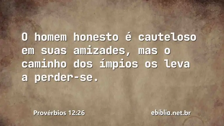 Provérbios 12:26