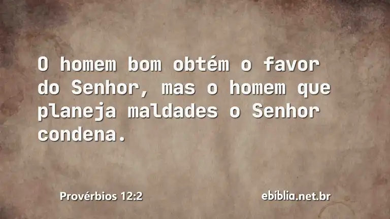 Provérbios 12:2