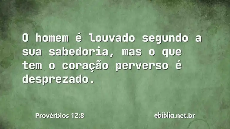 Provérbios 12:8