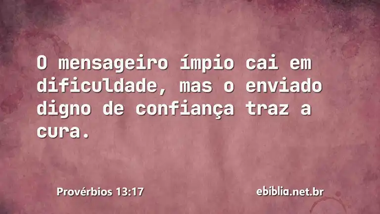 Provérbios 13:17