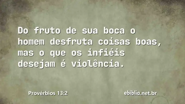 Provérbios 13:2