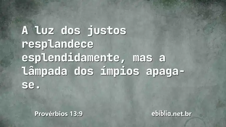 Provérbios 13:9