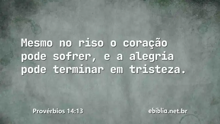 Provérbios 14:13