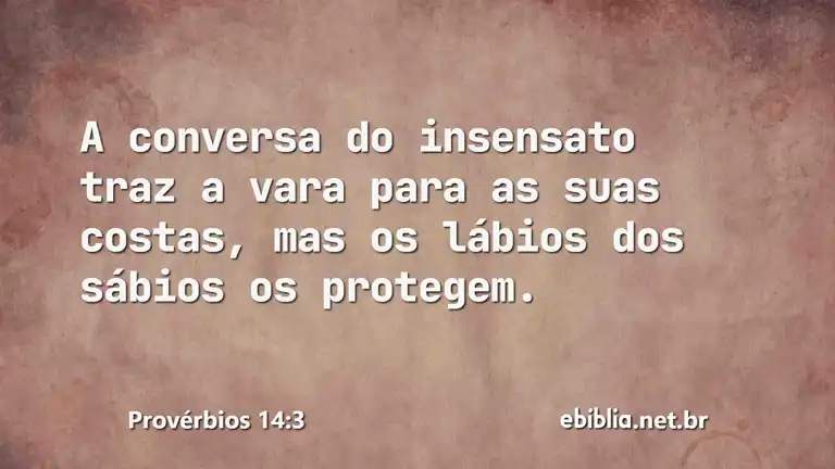 Provérbios 14:3