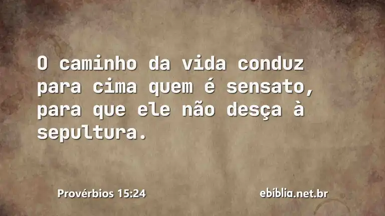 Provérbios 15:24