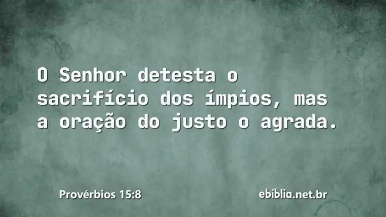 Provérbios 15:8