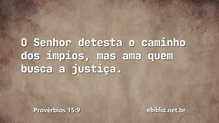 Provérbios 15:9