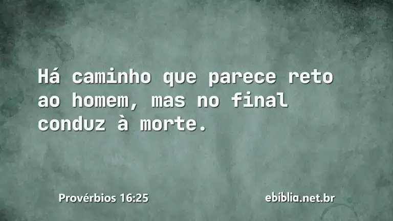 Provérbios 16:25