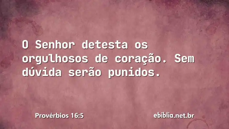 Provérbios 16:5