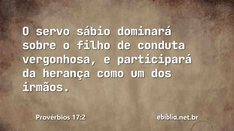 Provérbios 17:2