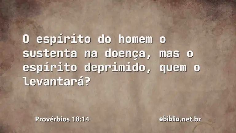 Provérbios 18:14