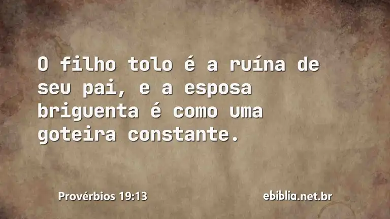 Provérbios 19:13