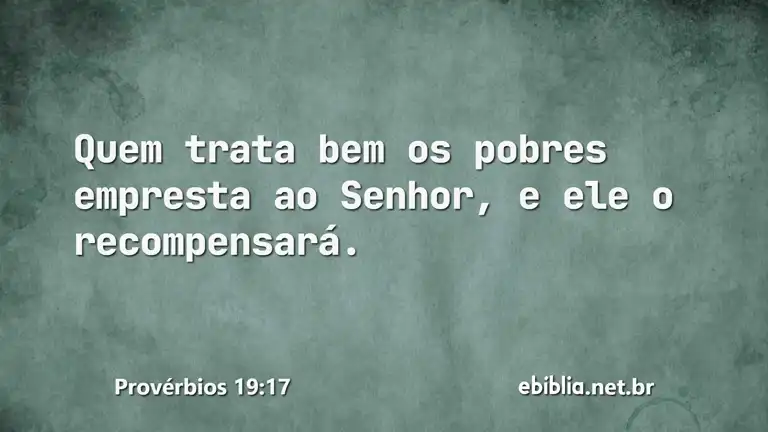 Provérbios 19:17