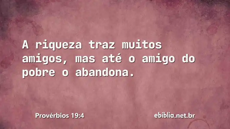 Provérbios 19:4