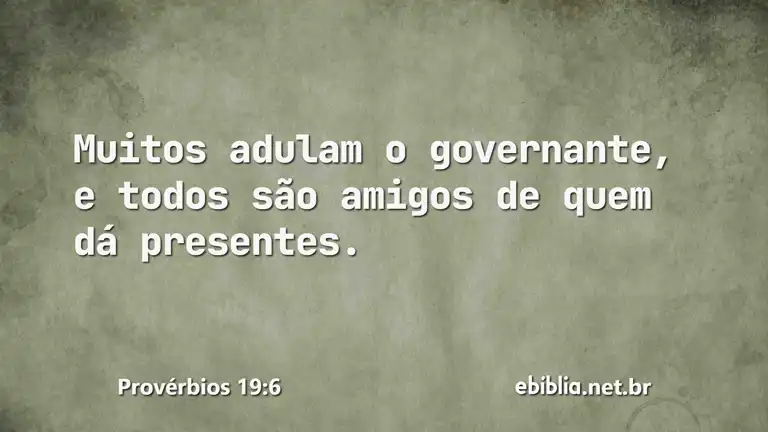 Provérbios 19:6