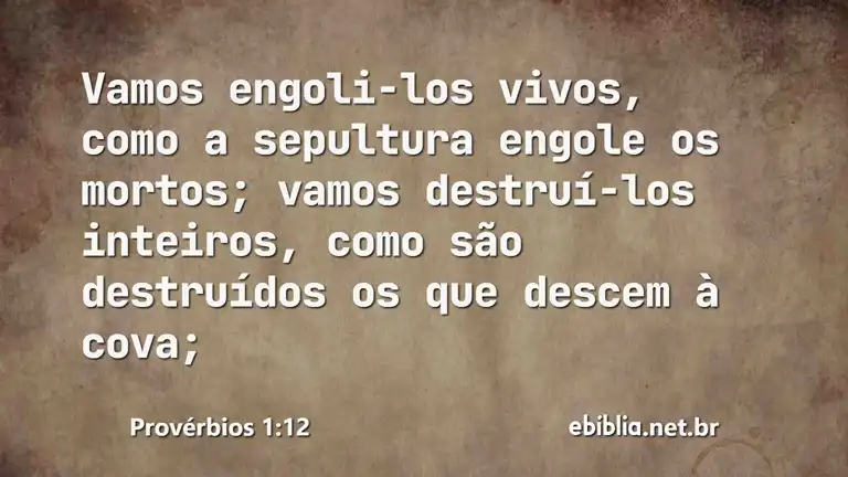 Provérbios 1:12