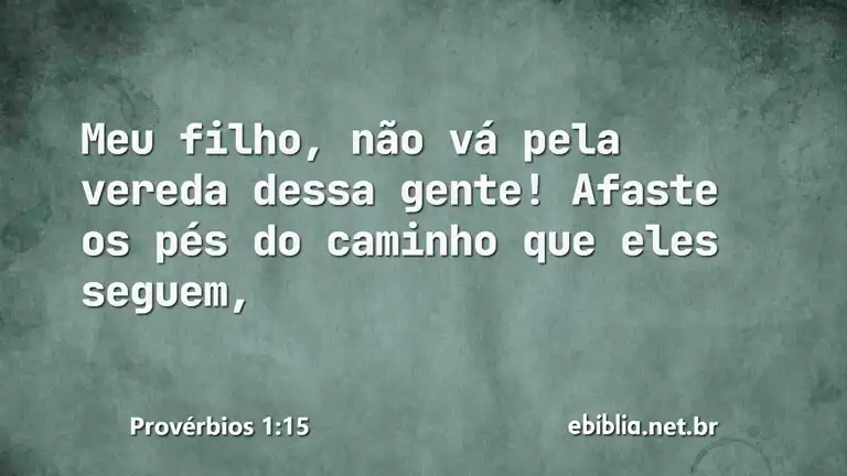 Provérbios 1:15