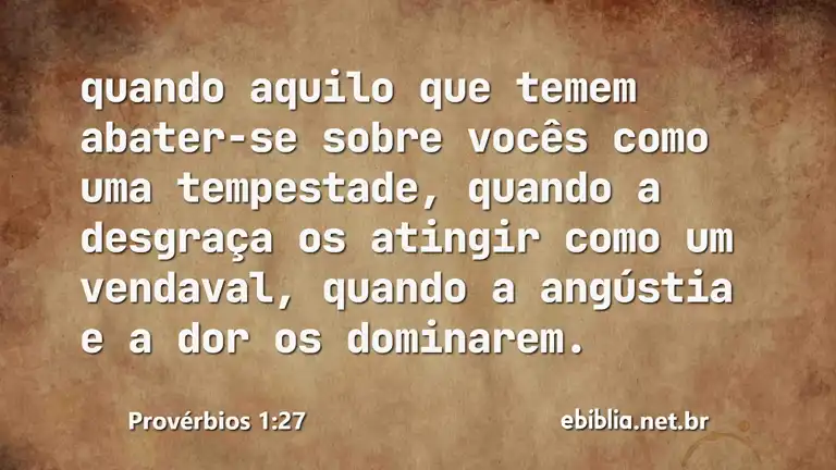 Provérbios 1:27