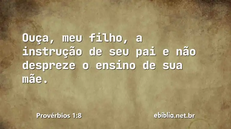 Provérbios 1:8