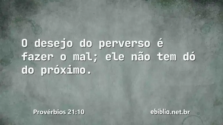 Provérbios 21:10