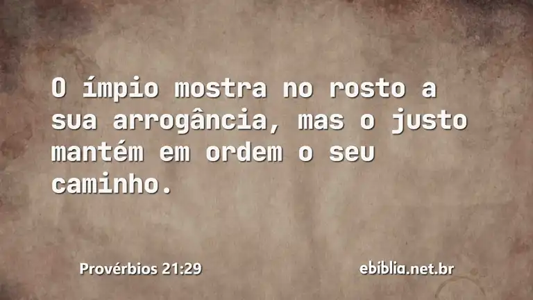 Provérbios 21:29