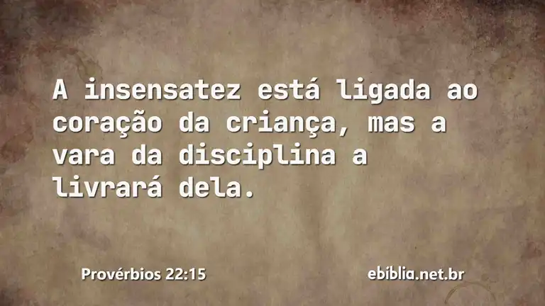 Provérbios 22:15