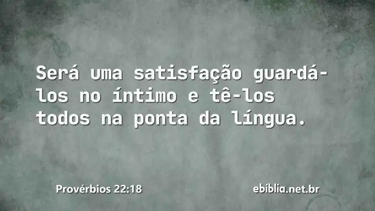 Provérbios 22:18