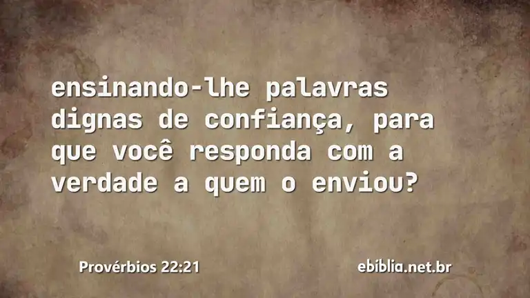 Provérbios 22:21