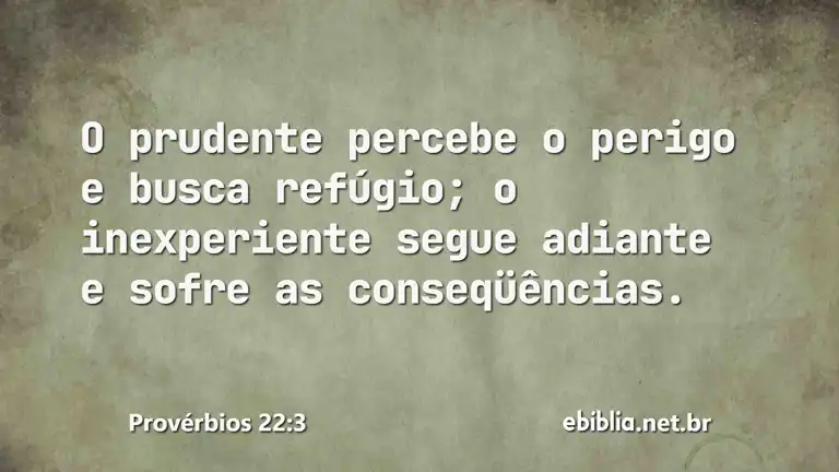 Provérbios 22:3