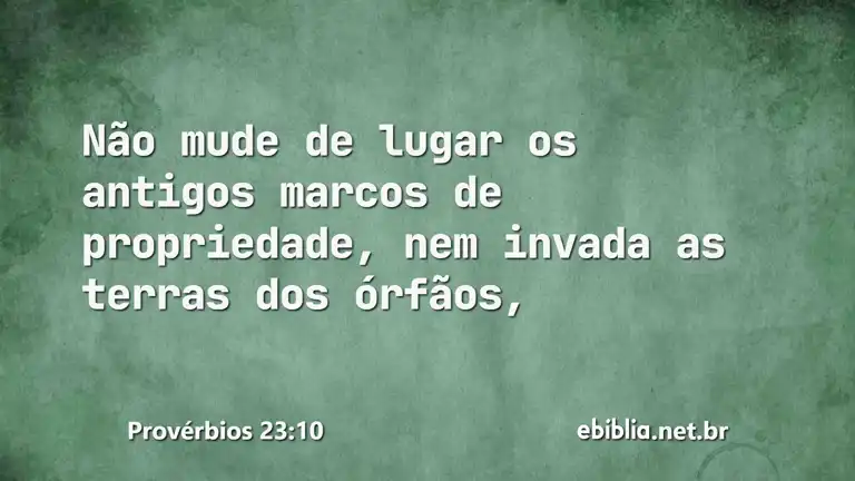 Provérbios 23:10