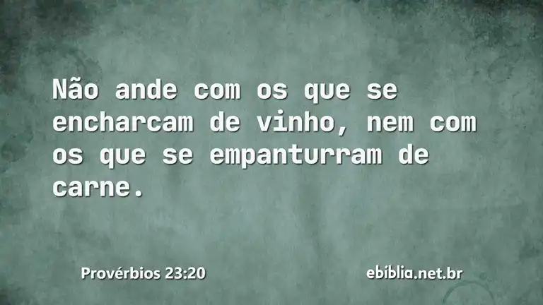 Provérbios 23:20