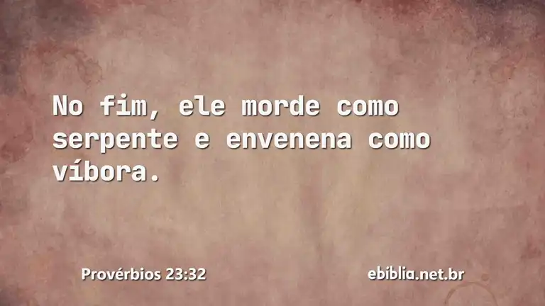 Provérbios 23:32