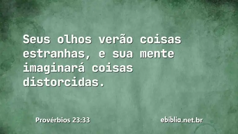 Provérbios 23:33