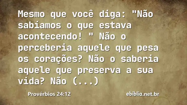 Provérbios 24:12