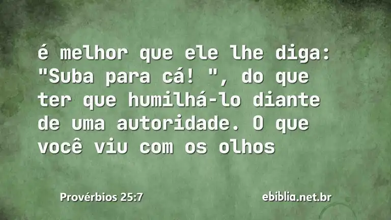 Provérbios 25:7