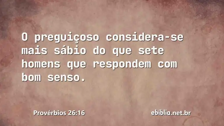 Provérbios 26:16