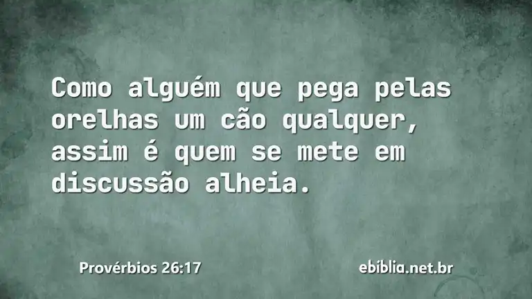 Provérbios 26:17