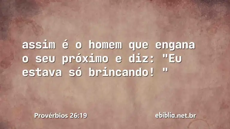 Provérbios 26:19