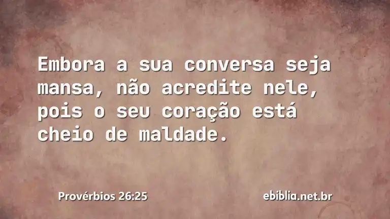 Provérbios 26:25