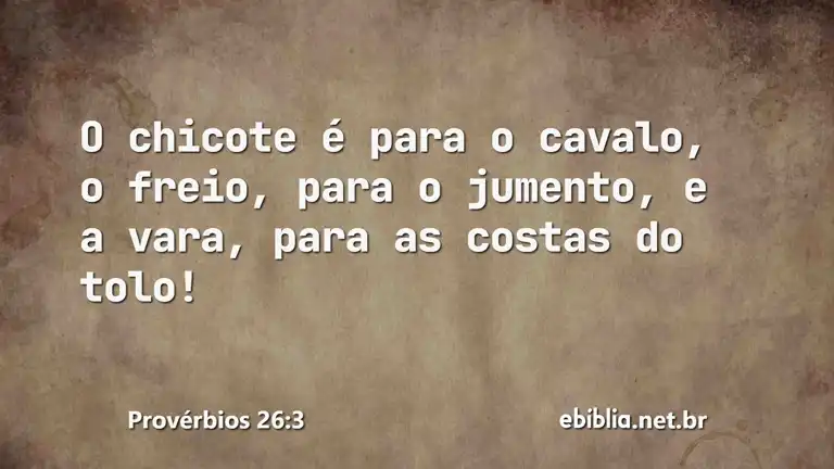 Provérbios 26:3