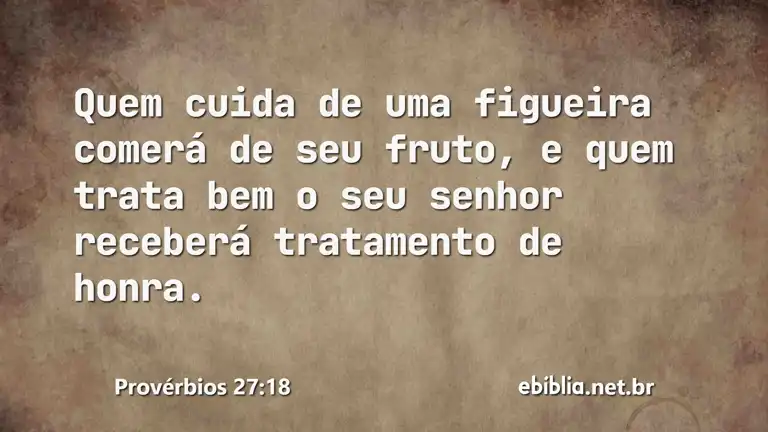 Provérbios 27:18