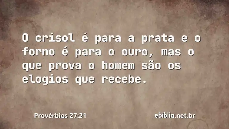 Provérbios 27:21