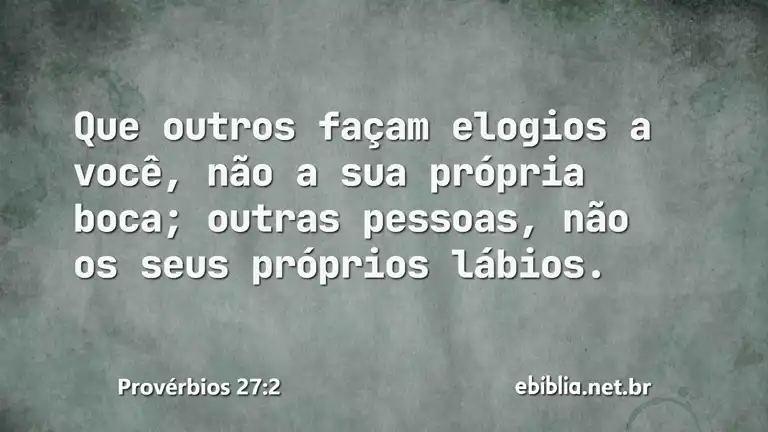 Provérbios 27:2