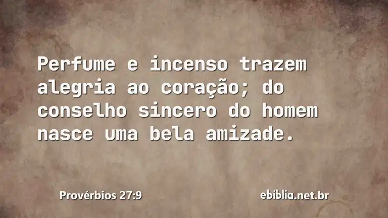 Provérbios 27:9