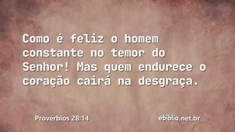 Provérbios 28:14