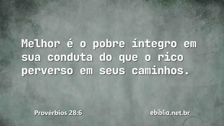 Provérbios 28:6