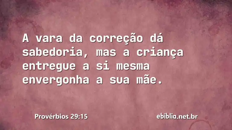 Provérbios 29:15