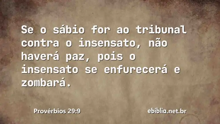 Provérbios 29:9