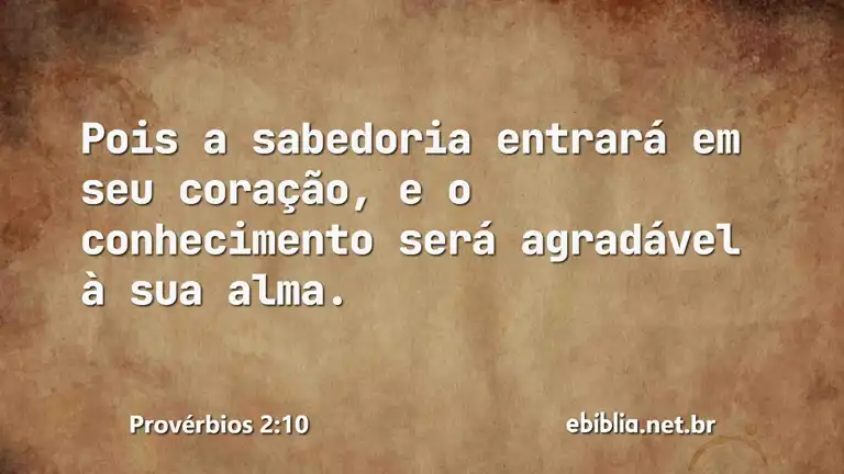 Provérbios 2:10